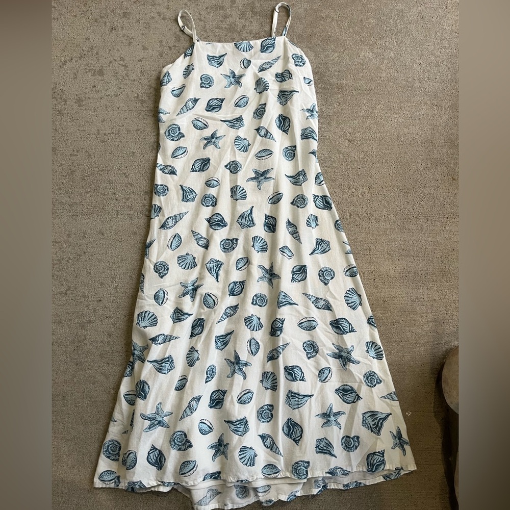 Japana seashell ocean maxi dress tj maxx